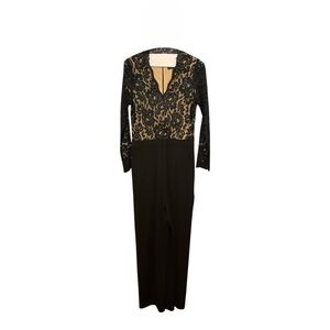 Karen Kane Black Lace Jumpsuit Size M